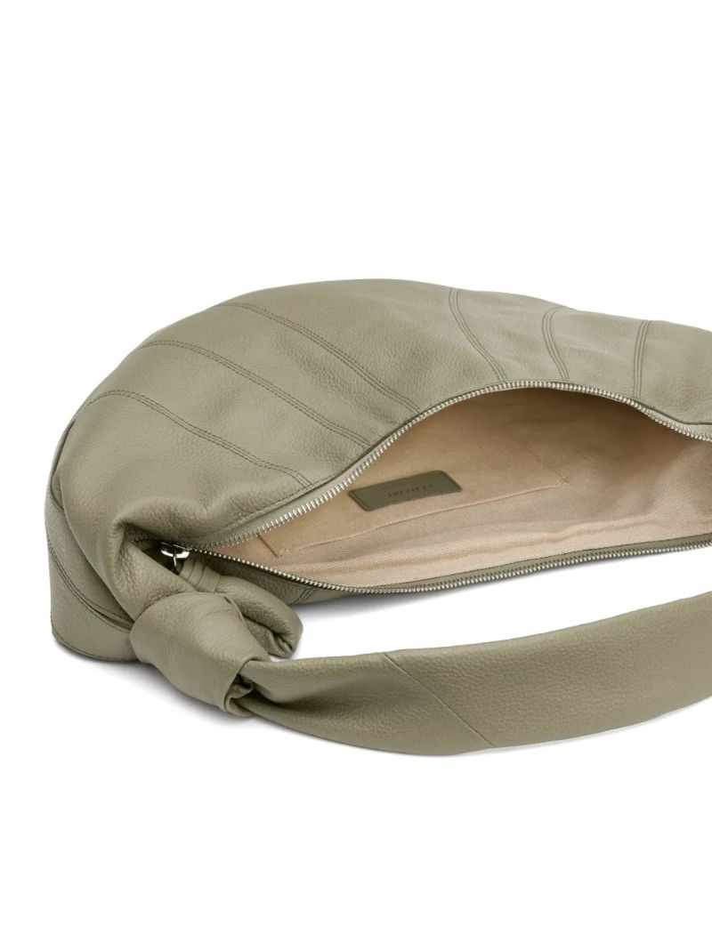 Green Fortune Croissant Shoulder Bag