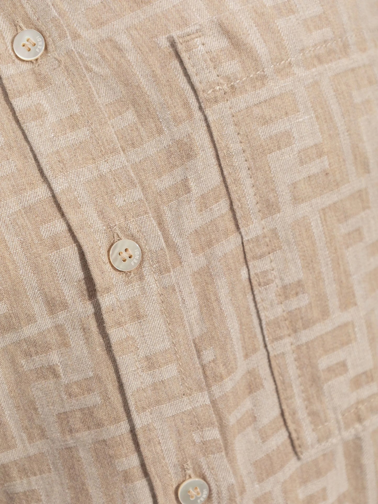monogram-logo shirt dress