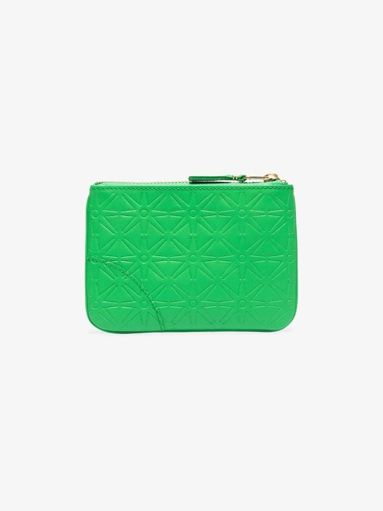 Green Embossed Leather Wallet