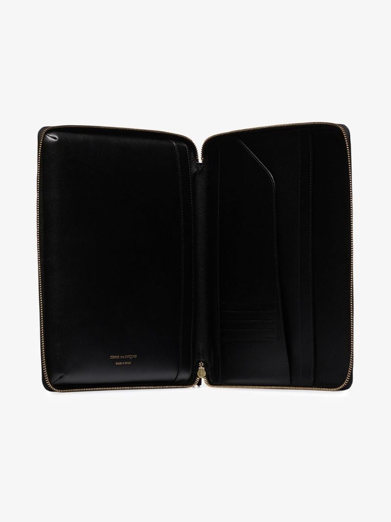 Black Classic Leather Pouch