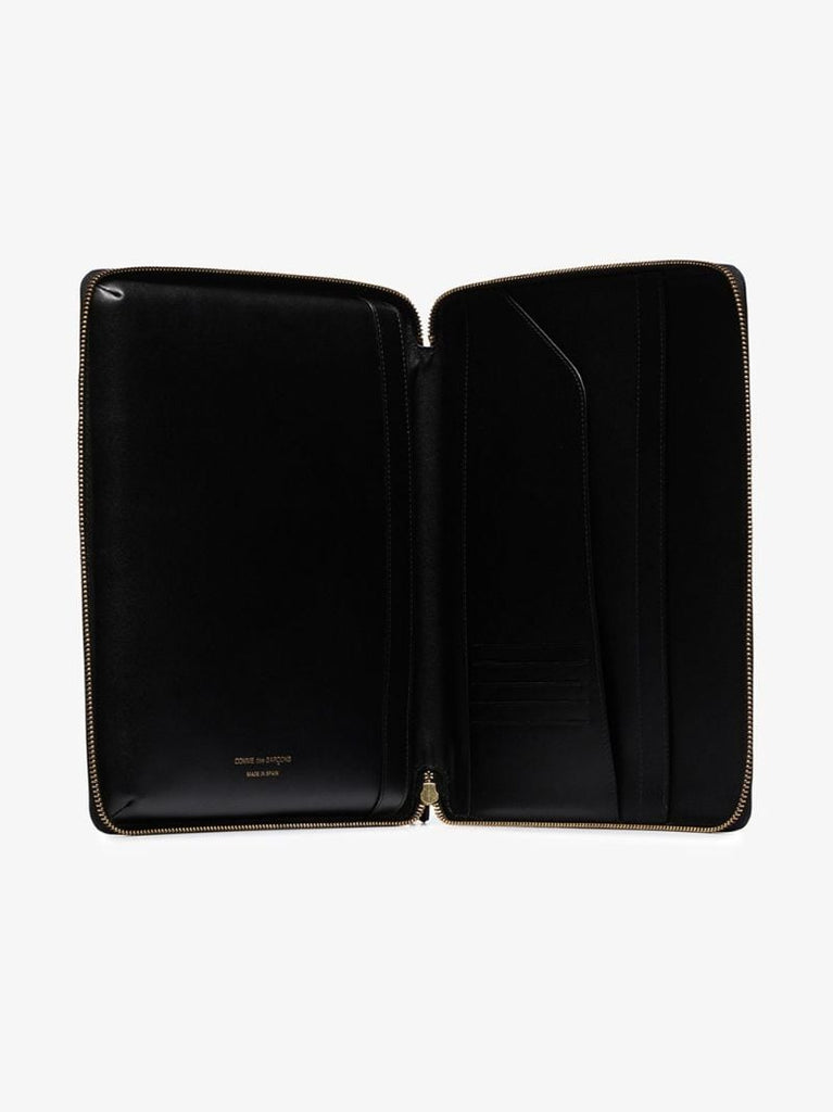 Black Classic Leather Pouch