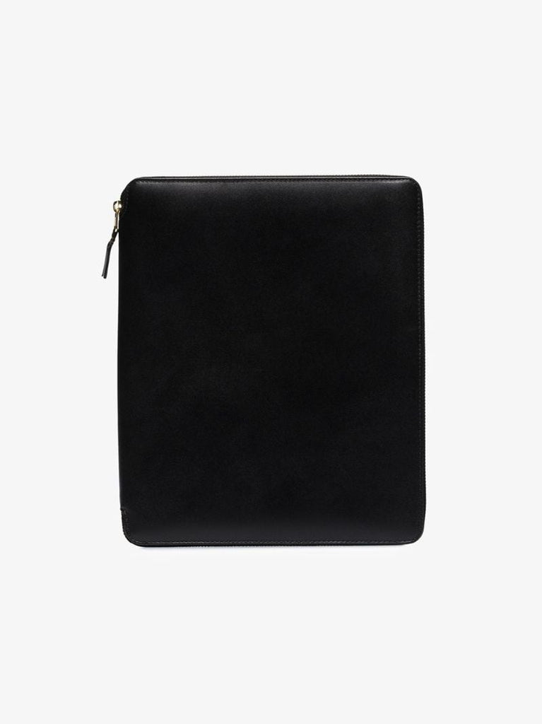 Black Classic Leather Pouch