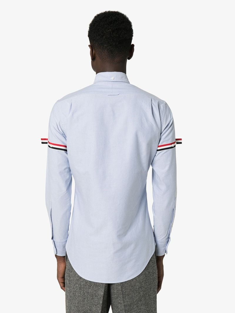 Tricolour Armband Cotton Shirt