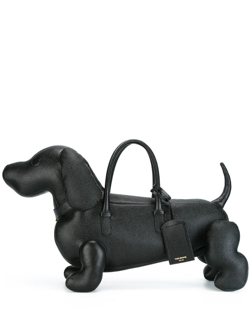 Black Hector Leather Tote Bag