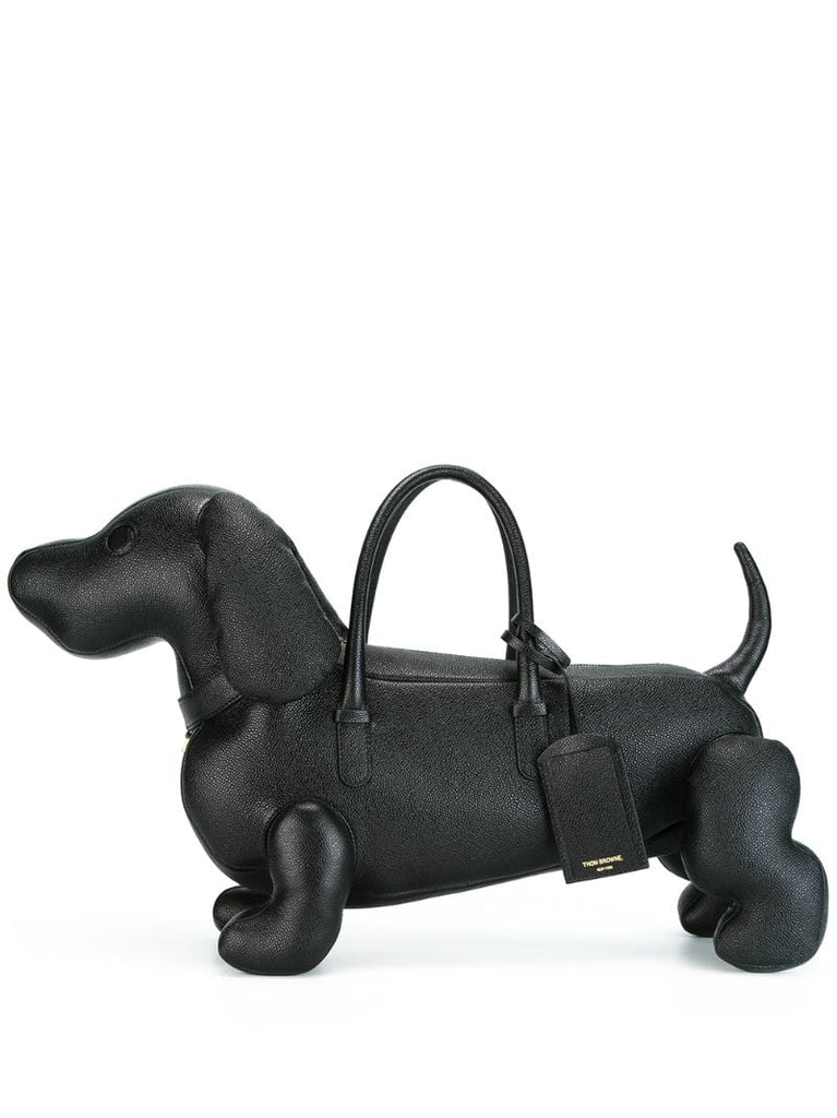 Black Hector Leather Tote Bag