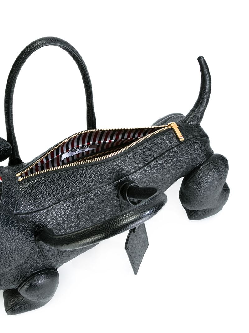 Black Hector Leather Tote Bag