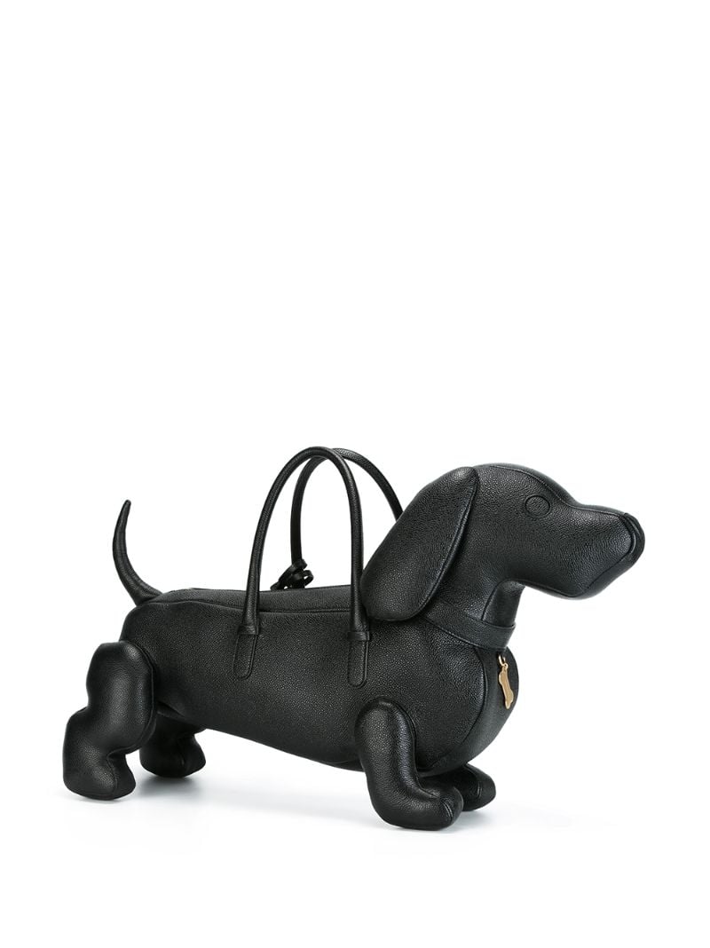Black Hector Leather Tote Bag