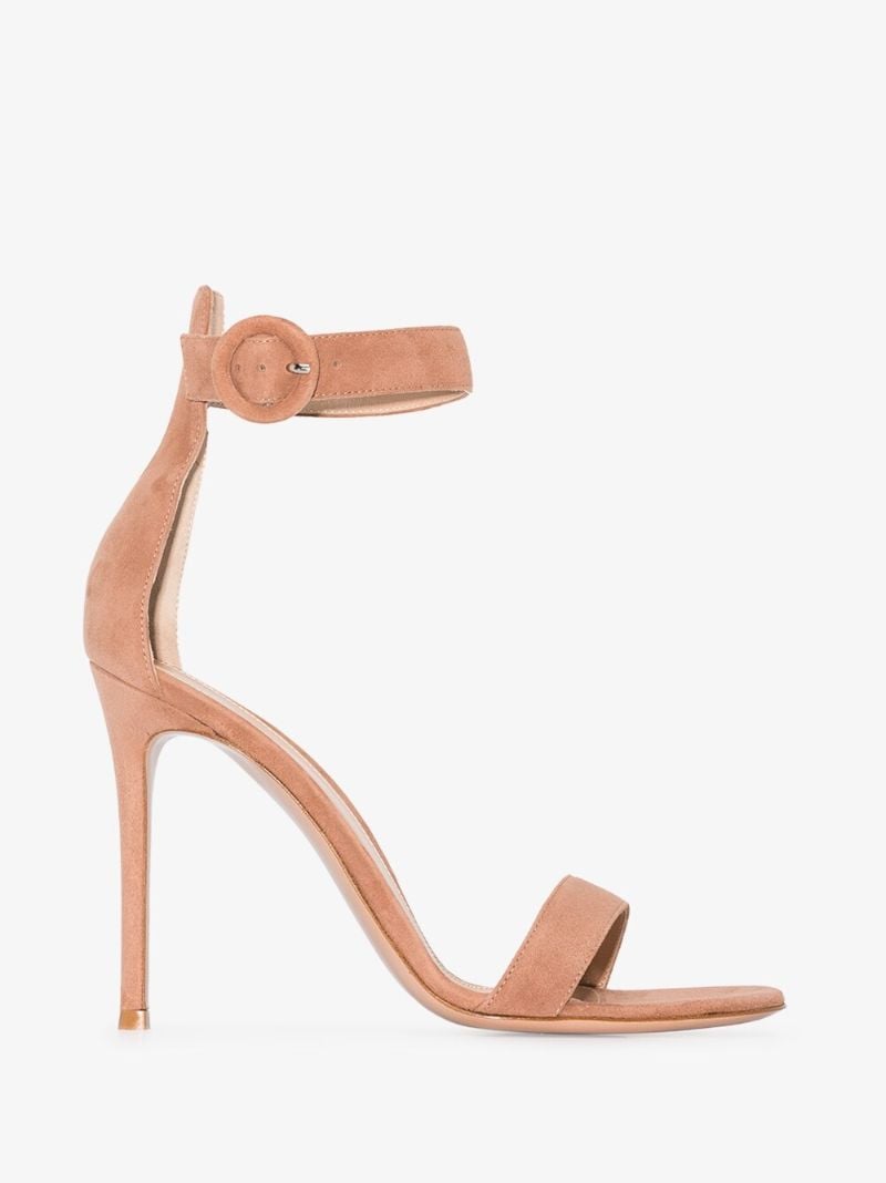 Neutral Portofino 105 Suede Sandals