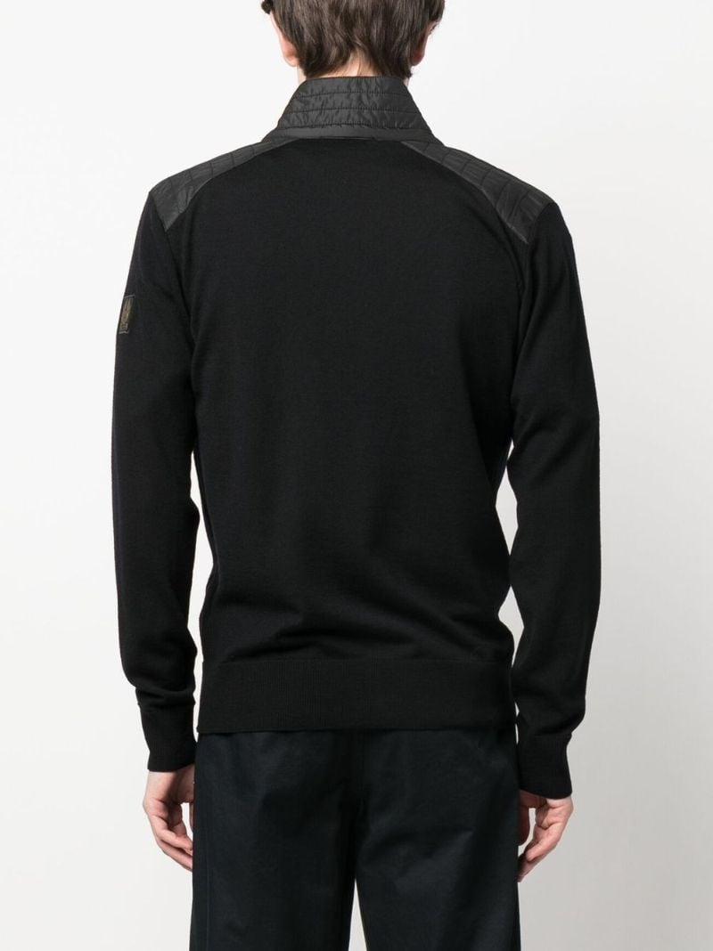 Black Kelby Zip-up Cardigan