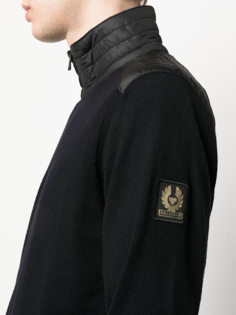 Black Kelby Zip-up Cardigan