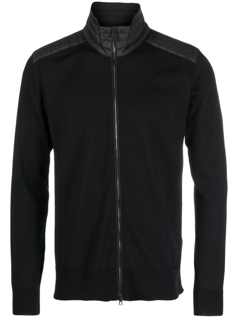 Black Kelby Zip-up Cardigan