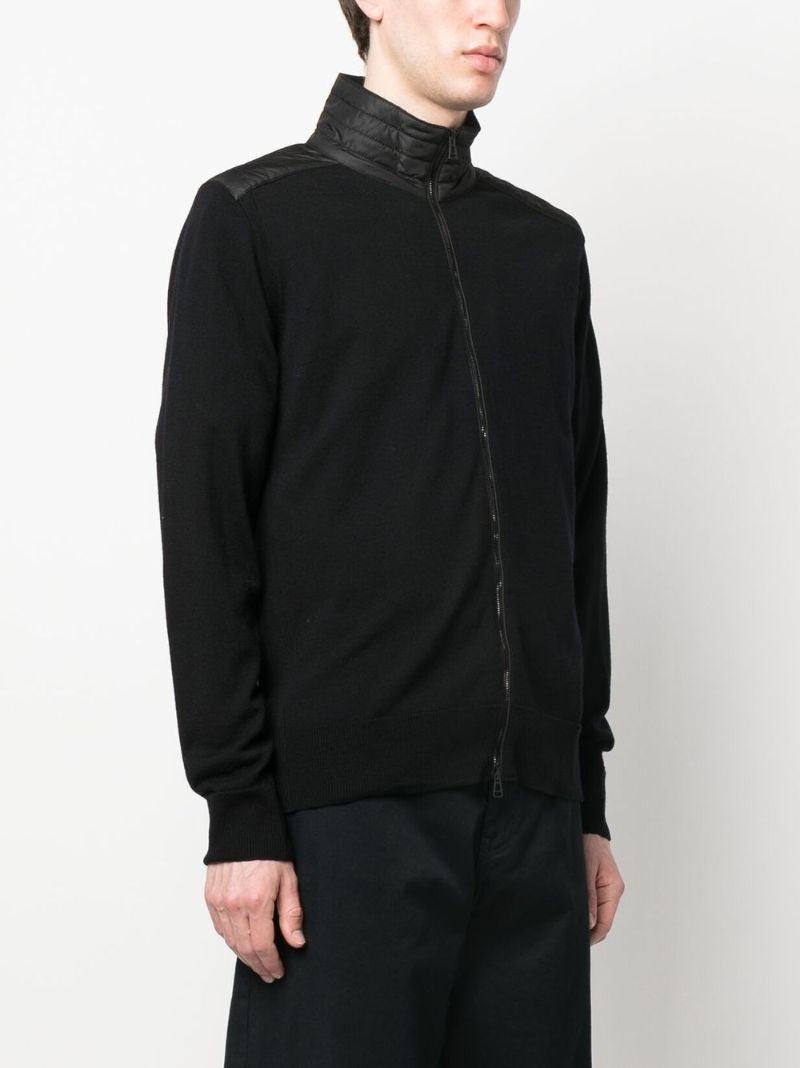 Black Kelby Zip-up Cardigan