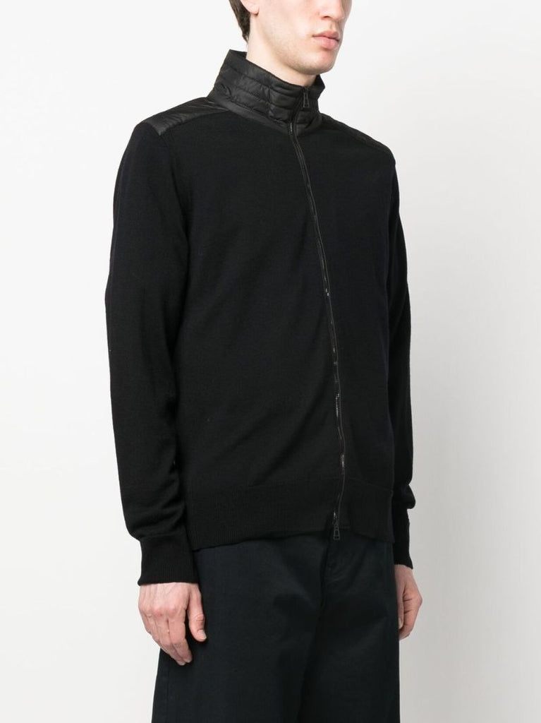Black Kelby Zip-up Cardigan