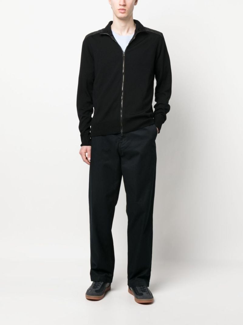 Black Kelby Zip-up Cardigan