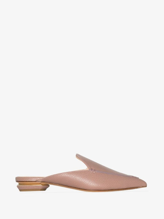 Pink Beya Leather Mules