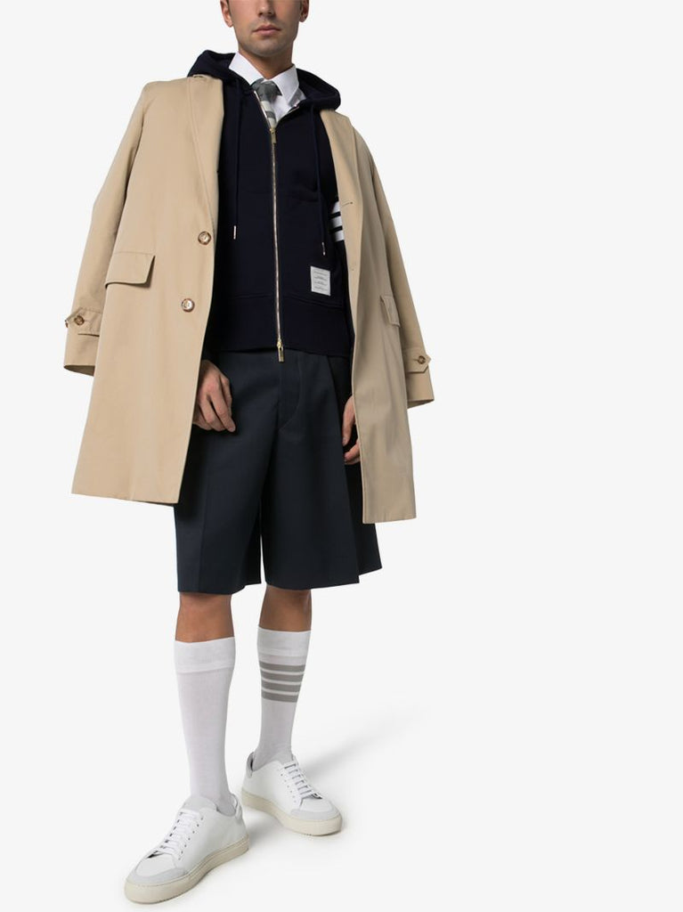 4-bar Sleeve Zip-up Hoodie