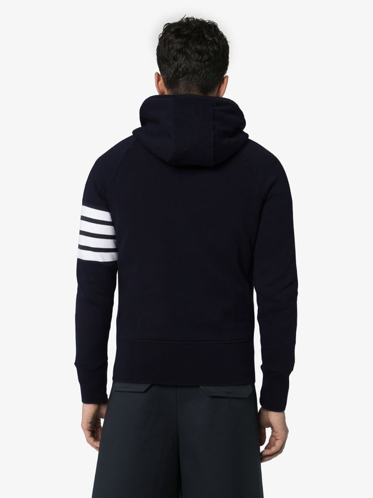 4-bar Sleeve Zip-up Hoodie