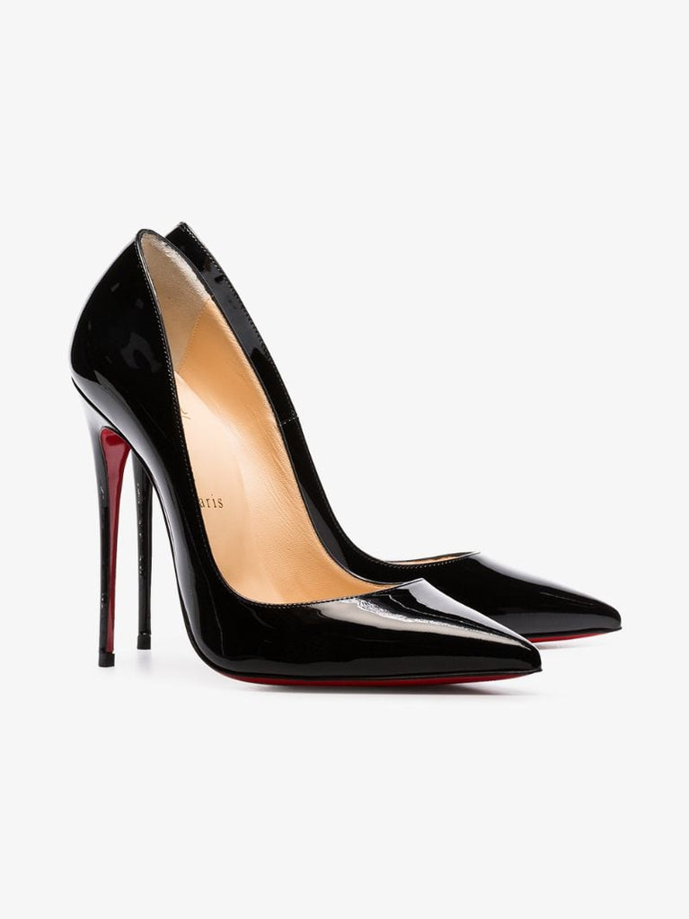 Black So Kate 120 Patent Leather Pumps
