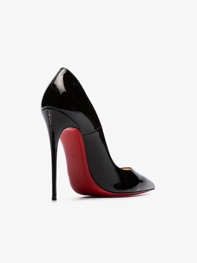 Black So Kate 120 Patent Leather Pumps
