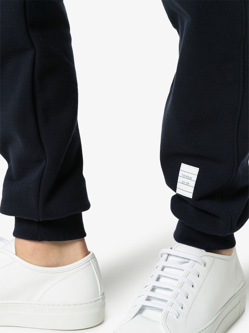 Blue 4-bar Stripe Cotton Track Pants