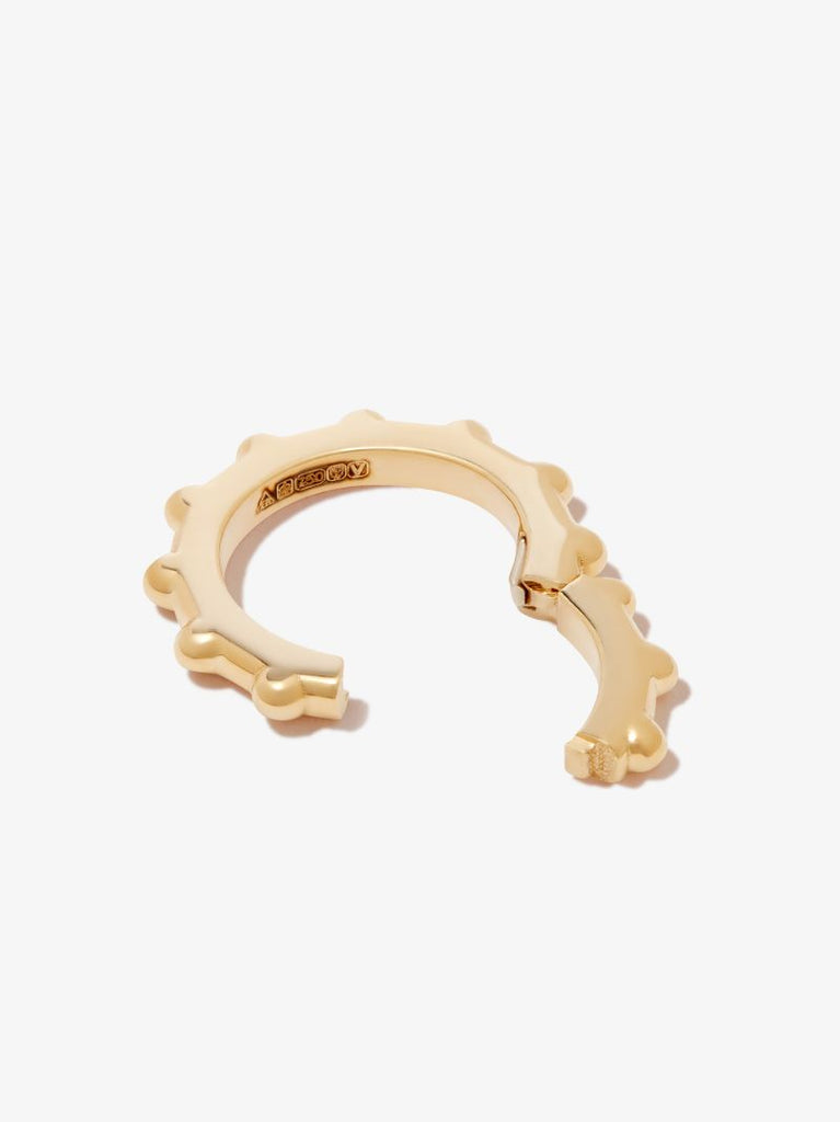 18k Yellow Gold Dotted Annex Link Charm