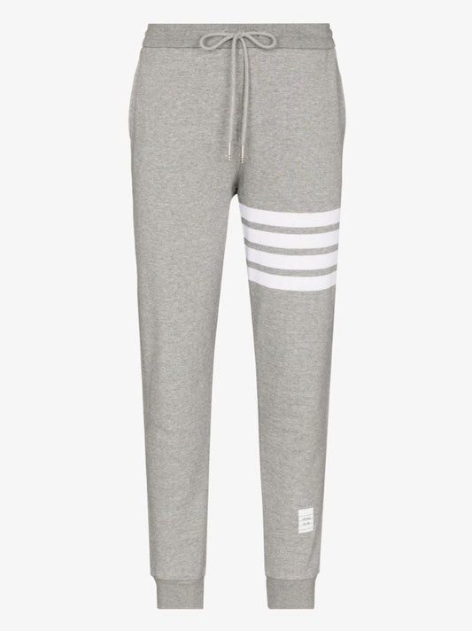Grey 4-bar Stripe Track Pants