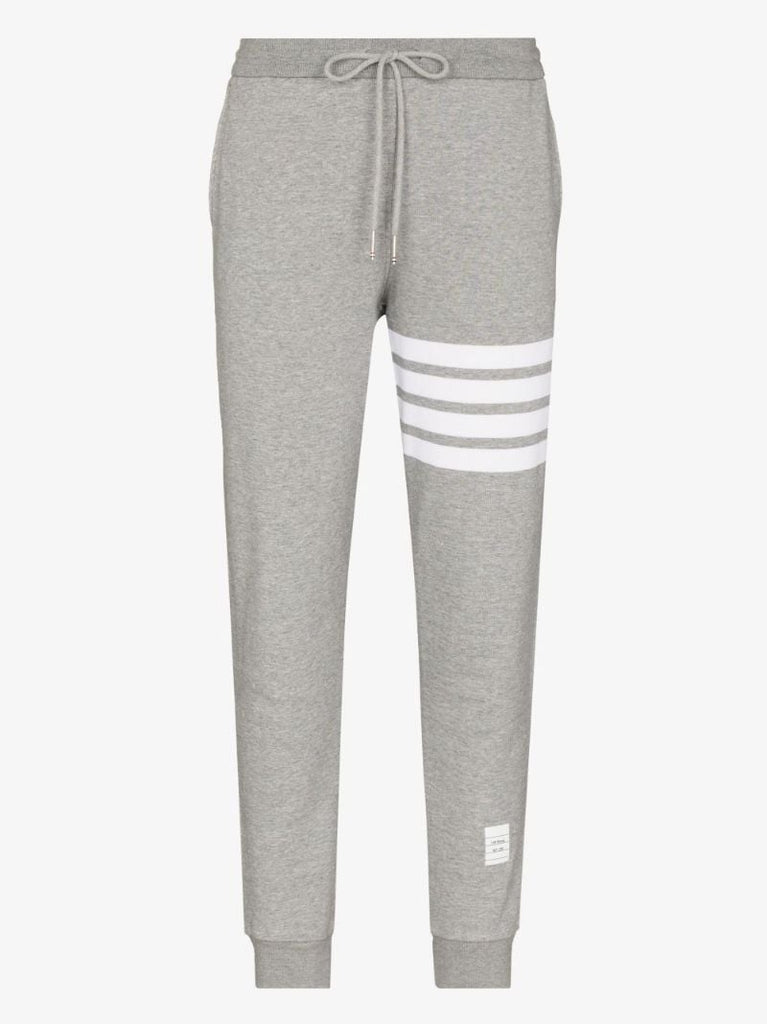 Grey 4-bar Stripe Track Pants