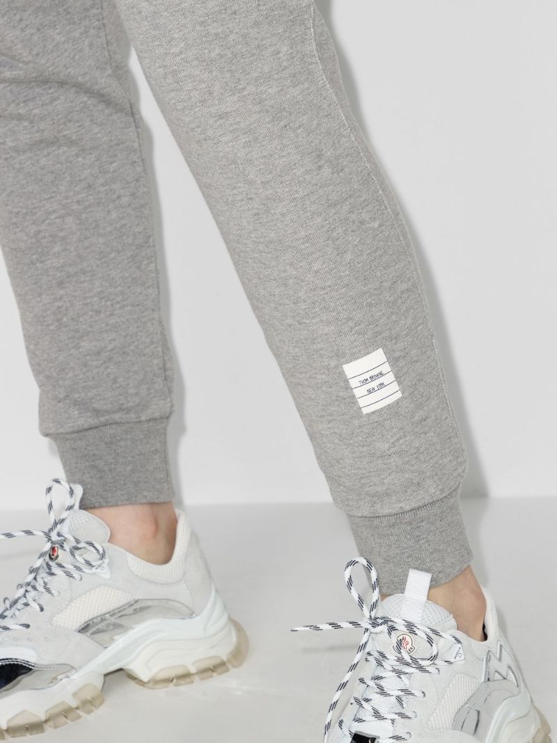 Grey 4-bar Stripe Track Pants