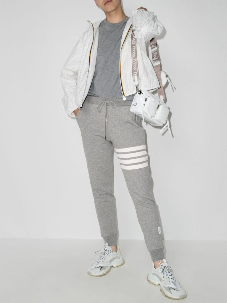 Grey 4-bar Stripe Track Pants