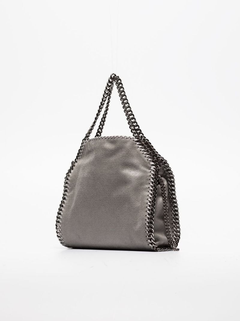 Grey Falabella Mini Tote Bag