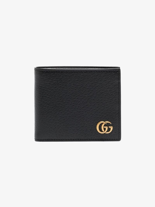 Black Gg Marmont Leather Bifold Wallet