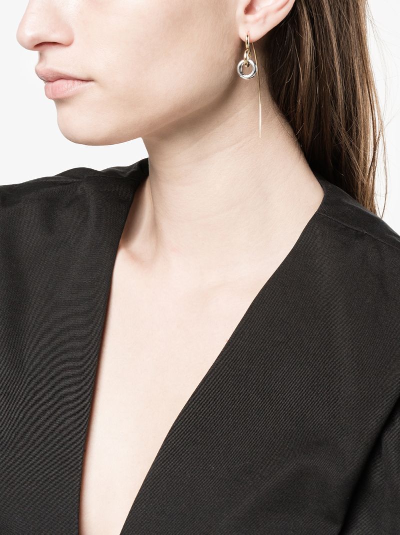 Gold-plated Swing Earring