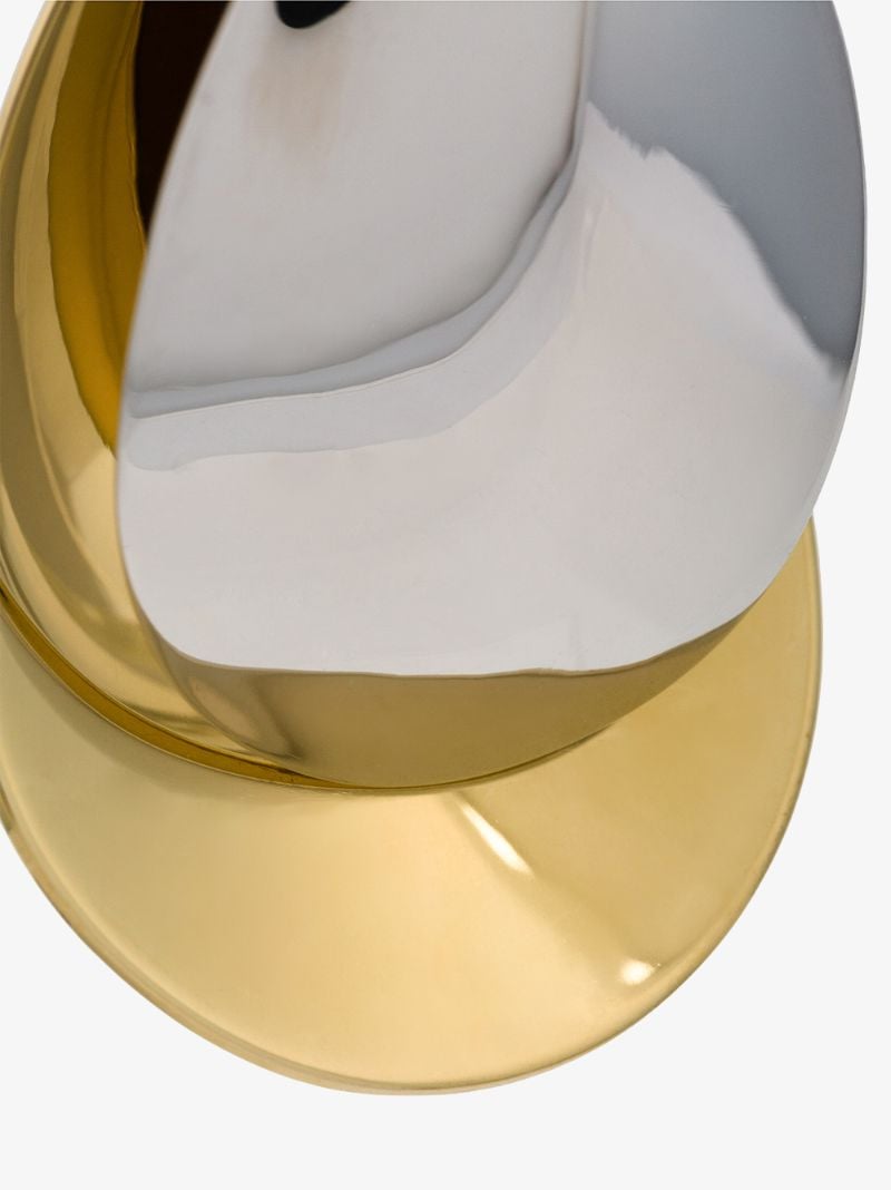 18k Yellow Gold-plated Petal Earrings