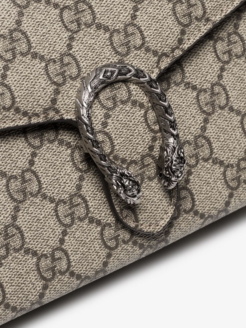 Brown Dionysus Gg Supreme Wallet on Chain