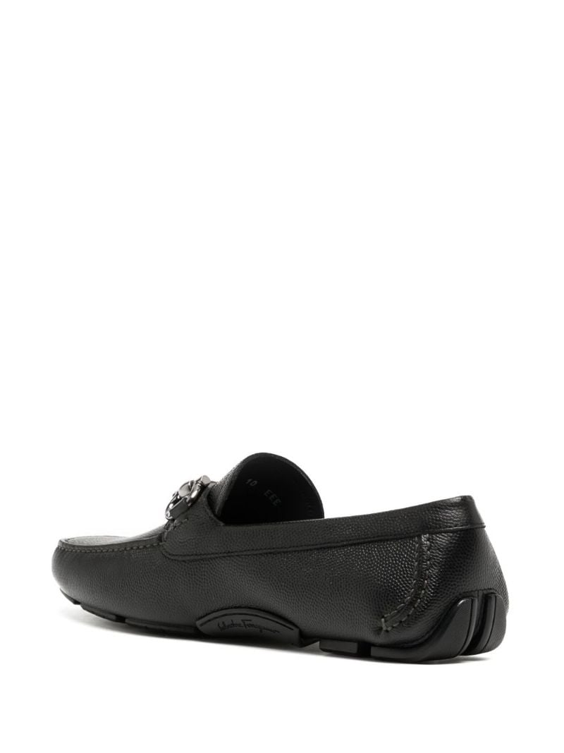 Black Parigi Leather Loafers