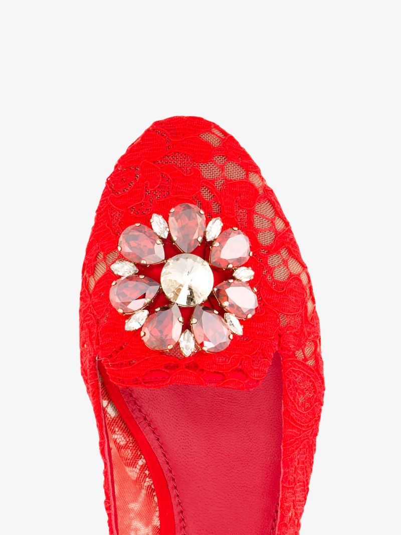 Vally Taormina Lace Slippers
