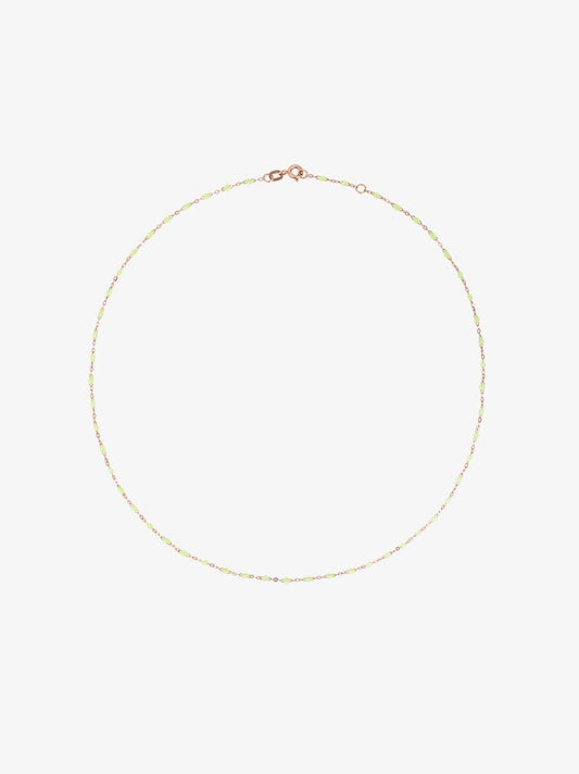 18k Rose Gold 42 Cm Beaded Necklace