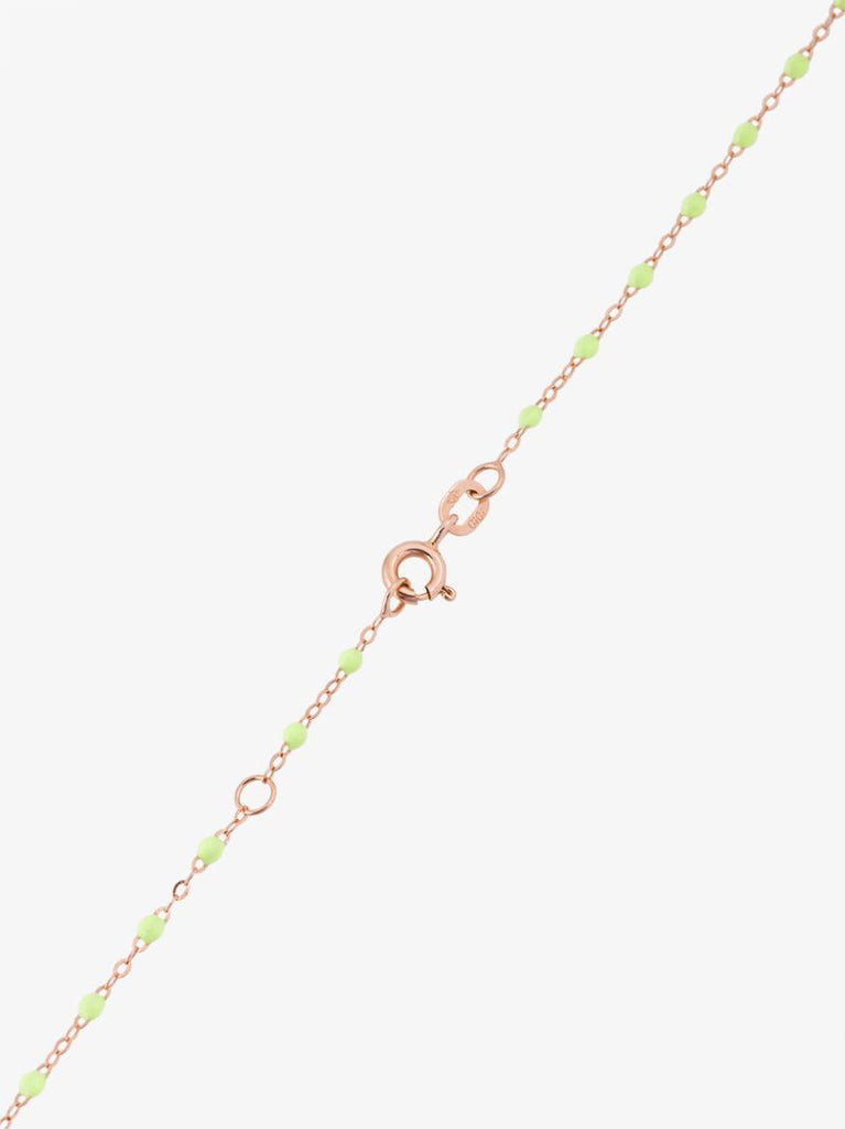 18k Rose Gold 42 Cm Beaded Necklace