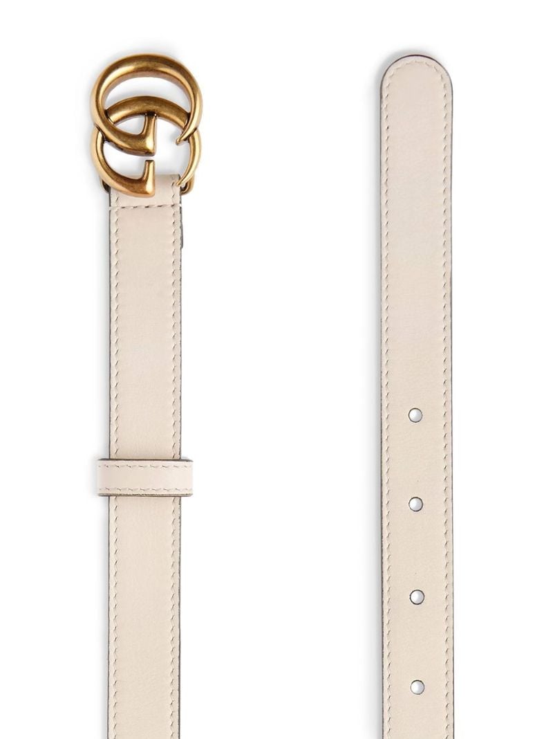 Neutral Double G Leather Buckle