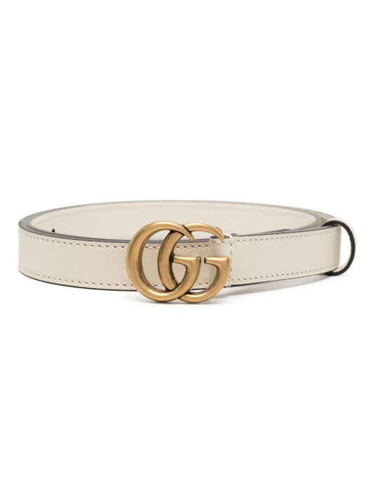 Neutral Double G Leather Buckle