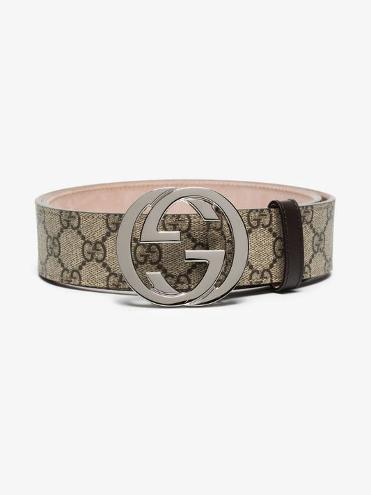 Neutral Gg Supreme Canvas Belt