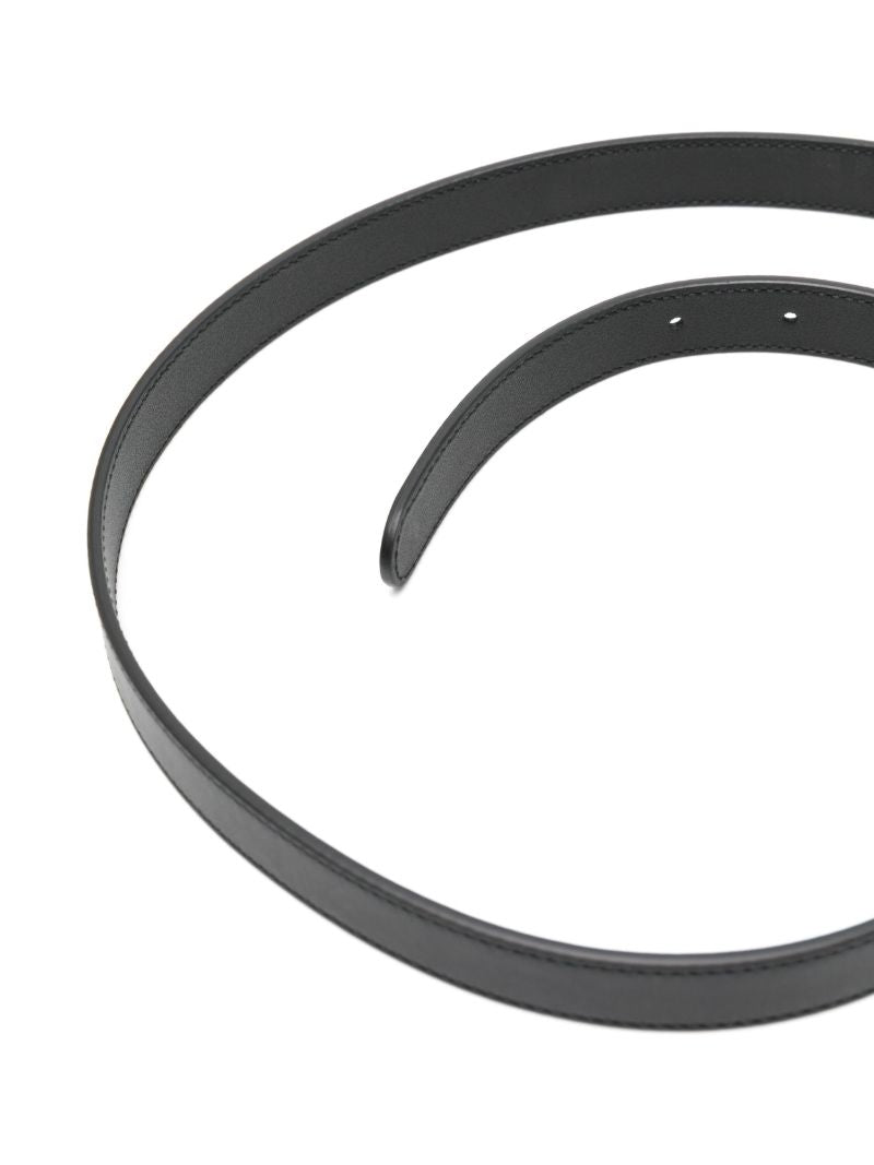 Black Gg Marmont Leather Belt