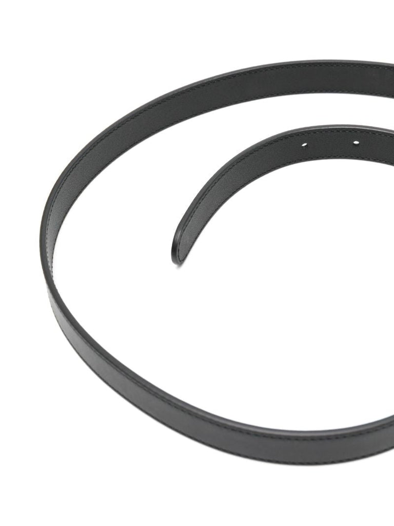 Black Gg Marmont Leather Belt
