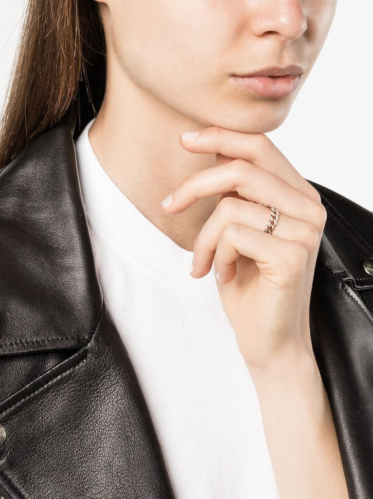 Essential Diamond Link Ring