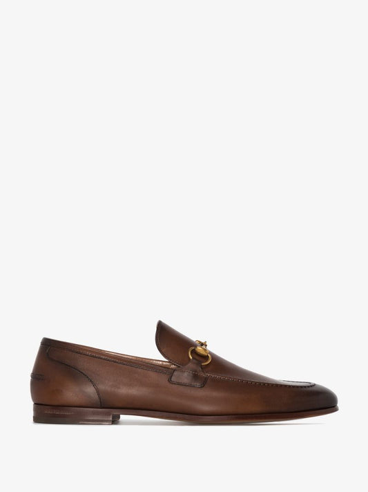 Brown Jordaan Leather Loafers