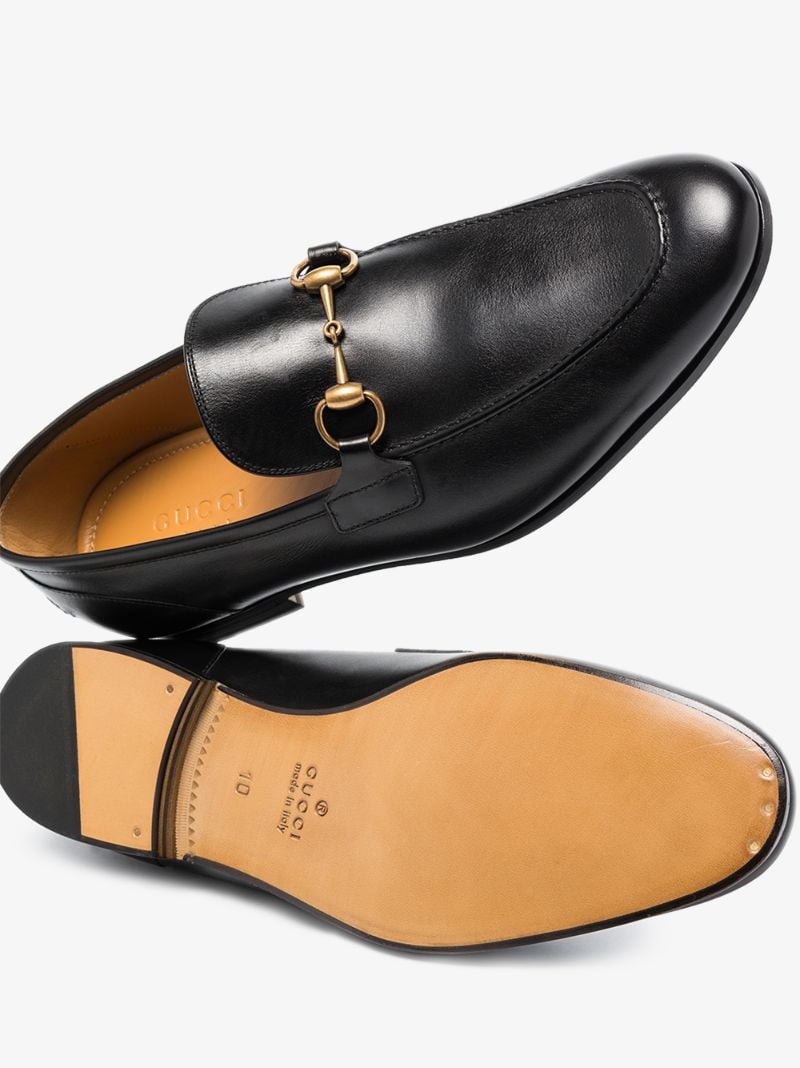 Black Jordaan Leather Loafers