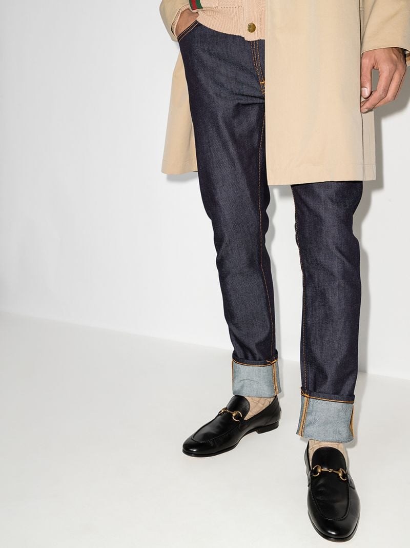 Black Jordaan Leather Loafers