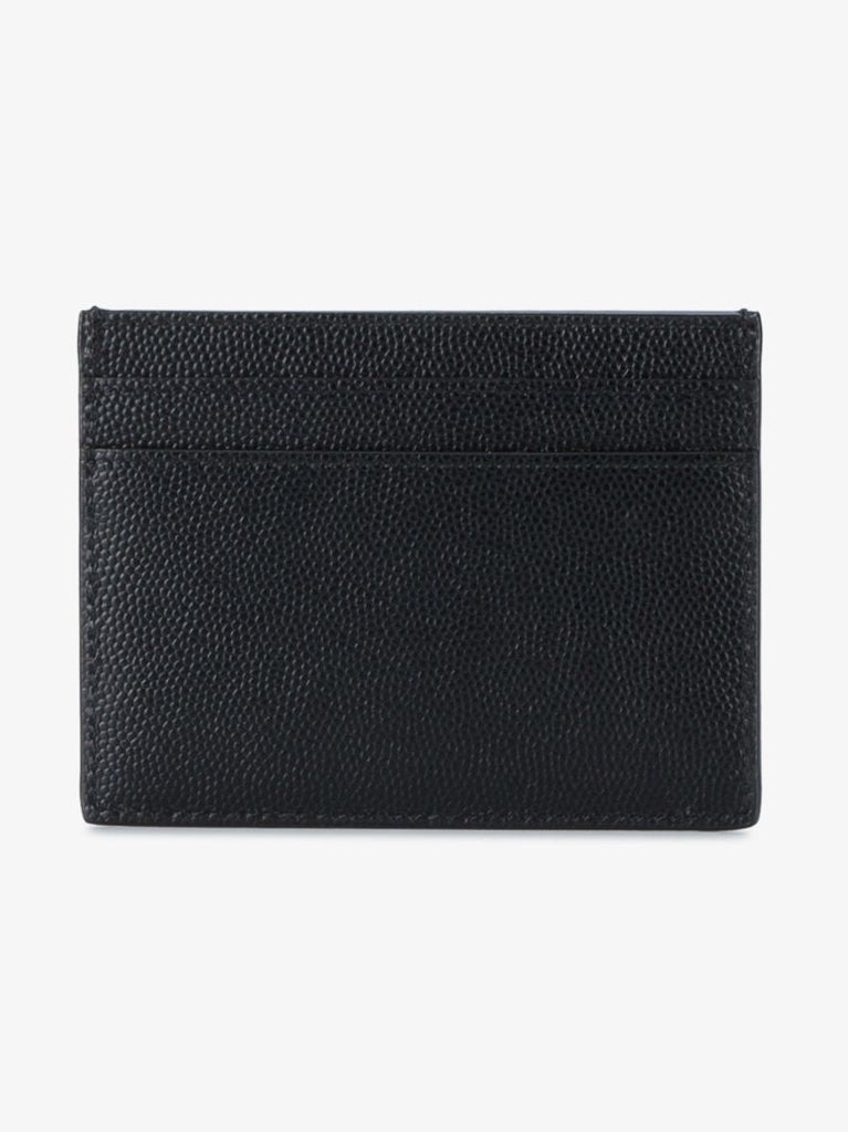 Black Monogram Leather Card Holder