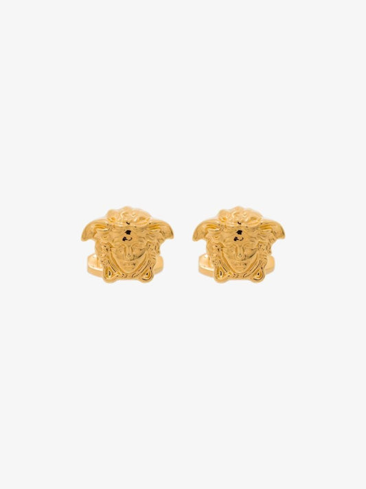 Gold Tone Medusa Cufflinks