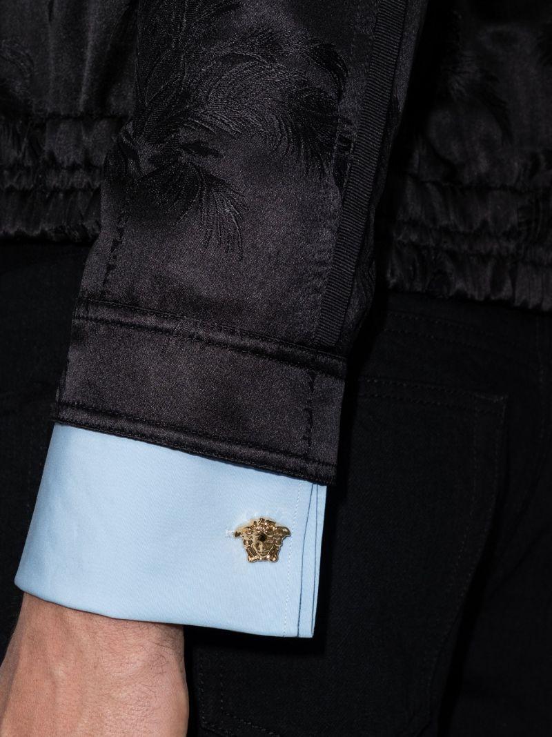 Gold Tone Medusa Cufflinks
